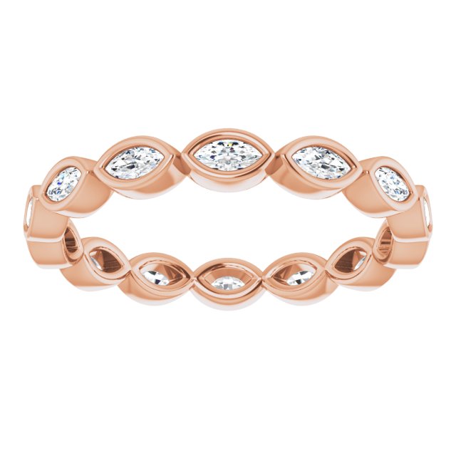 3/8 CTW Natural Diamond Eternity Band, 2 mm