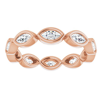 5/8 CTW Natural Diamond Eternity Band, 2.71 mm