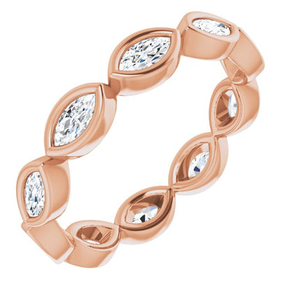 5/8 CTW Natural Diamond Eternity Band, 2.71 mm