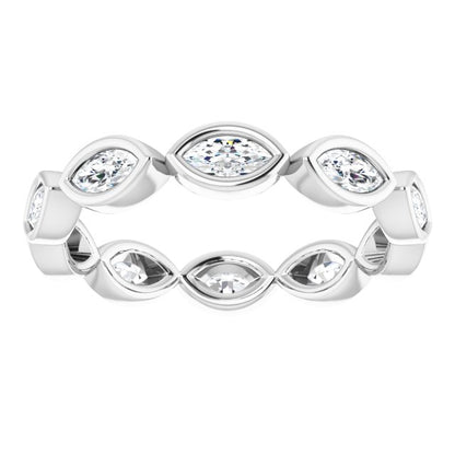 5/8 CTW Natural Diamond Eternity Band, 2.71 mm