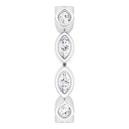 5/8 CTW Natural Diamond Eternity Band, 2.71 mm