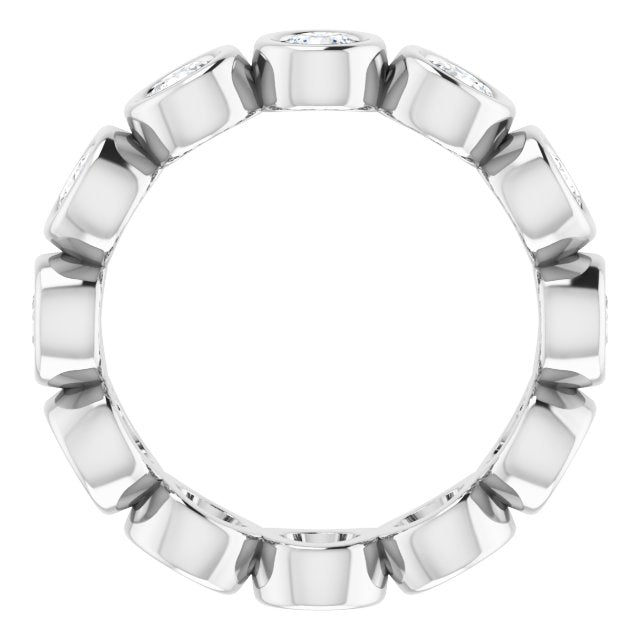 1 3/8 CTW Natural Diamond Eternity Band, 1.58 mm