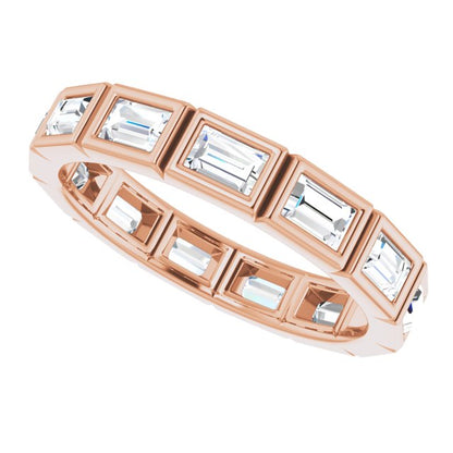 1 1/4 CTW Natural Diamond Eternity Band, 1.25 mm