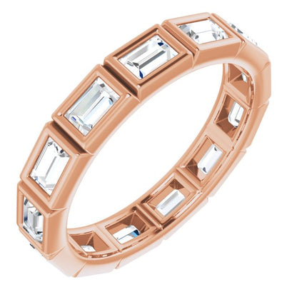 1 1/4 CTW Natural Diamond Eternity Band, 1.25 mm