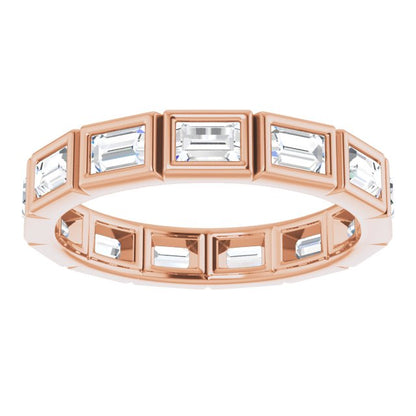 1 1/4 CTW Natural Diamond Eternity Band, 1.25 mm