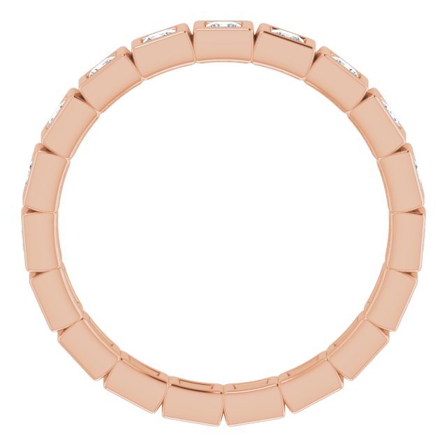 5/8 CTW Natural Diamond Eternity Band, 2.71 mm