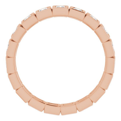 5/8 CTW Natural Diamond Eternity Band, 2.71 mm