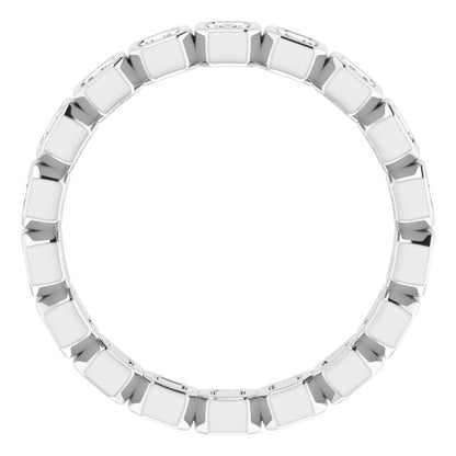 9/10 CTW Natural Diamond Eternity Band, 4.13 mm