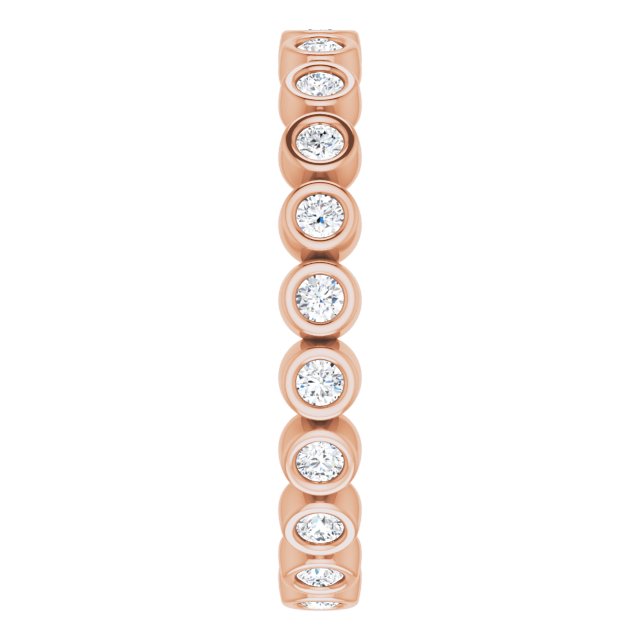3/8 CTW Natural Diamond Eternity Band, 2 mm