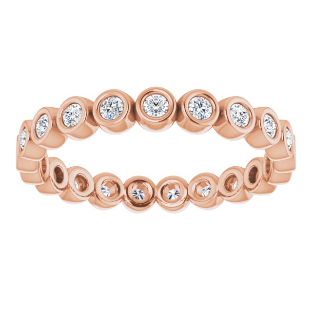 3/8 CTW Natural Diamond Eternity Band, 2 mm