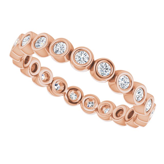 3/8 CTW Natural Diamond Eternity Band, 2 mm