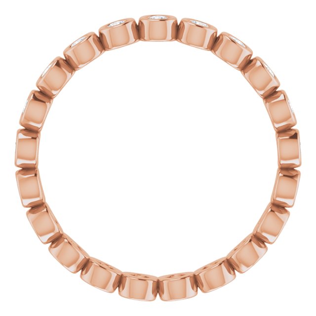3/8 CTW Natural Diamond Eternity Band, 2 mm