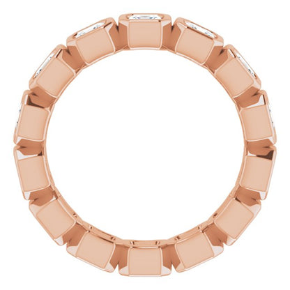 2 1/4 CTW Natural Diamond Eternity Band, 2.22 mm