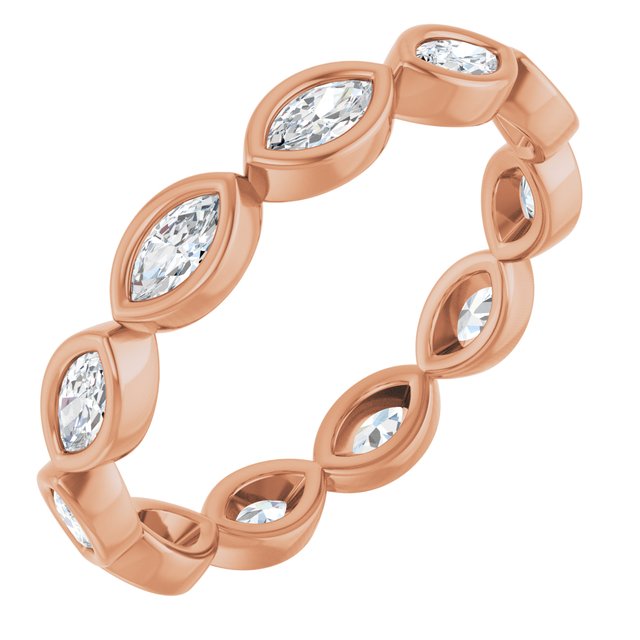3/4 CTW Natural Diamond Eternity Band, 3.35 mm