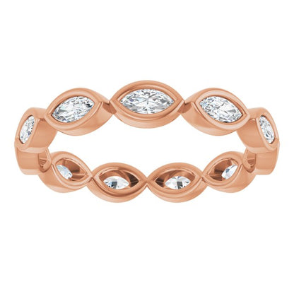 3/4 CTW Natural Diamond Eternity Band, 3.35 mm