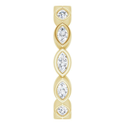 3/4 CTW Natural Diamond Eternity Band, 3.35 mm
