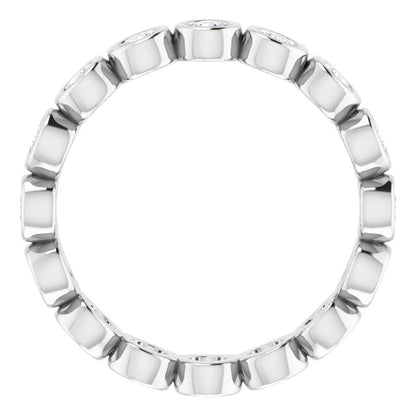 3/4 CTW Natural Diamond Eternity Band, 3.35 mm