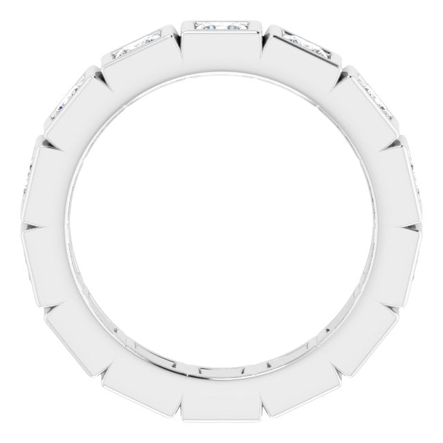 1 1/2 CTW Natural Diamond Eternity Band, 2.5 mm
