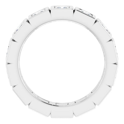 1 1/2 CTW Natural Diamond Eternity Band, 2.5 mm