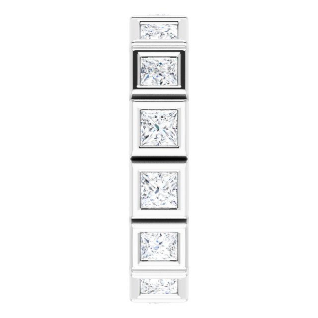 1 1/2 CTW Natural Diamond Eternity Band, 2.5 mm