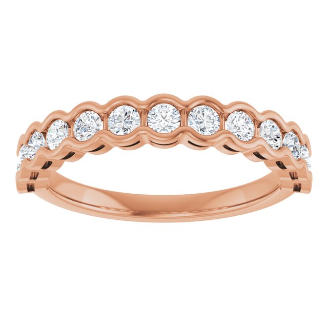 5/8 CTW Natural Diamond Anniversary Band, 4.52 mm