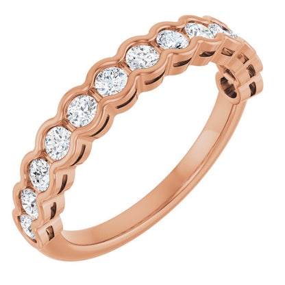 5/8 CTW Natural Diamond Anniversary Band, 4.52 mm