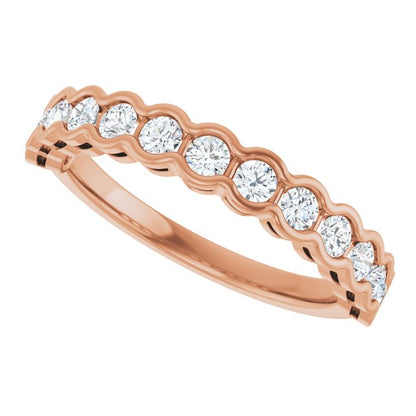 5/8 CTW Natural Diamond Anniversary Band, 4.52 mm