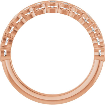 5/8 CTW Natural Diamond Anniversary Band, 4.52 mm