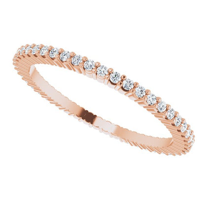 1/5 CTW Natural Diamond Eternity Band