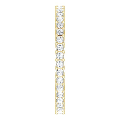 1/2 CTW Lab-Grown Diamond Eternity Band, Shared-Prong