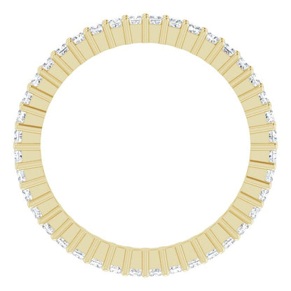 1/2 CTW Lab-Grown Diamond Eternity Band, Shared-Prong