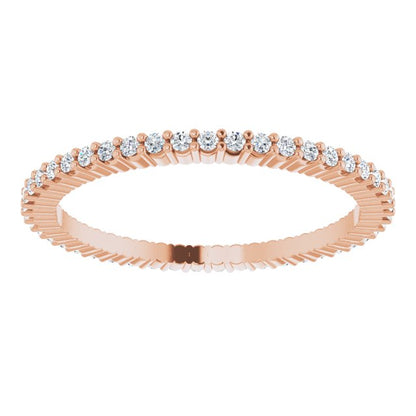 1/5 CTW Natural Diamond Eternity Band