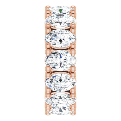 5 1/5 CTW Natural Diamond Eternity Band, 6.19 mm
