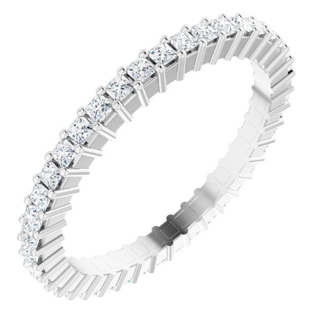 1/2 CTW Lab-Grown Diamond Eternity Band, Shared-Prong