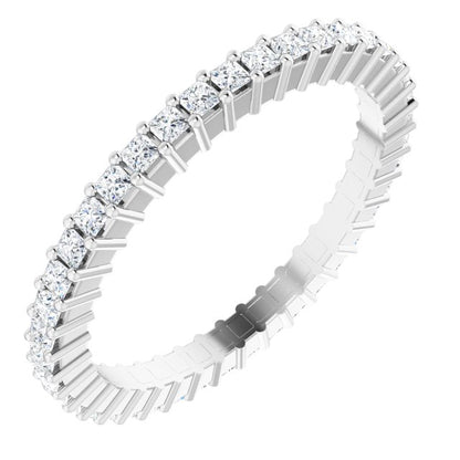 1/2 CTW Lab-Grown Diamond Eternity Band, Shared-Prong