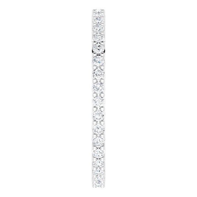 3/8 CTW Natural Diamond Eternity Band, 1.5 mm