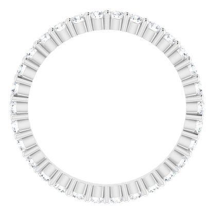 5/8 CTW Natural Diamond Eternity Band, 1.9 x 1.9 mm