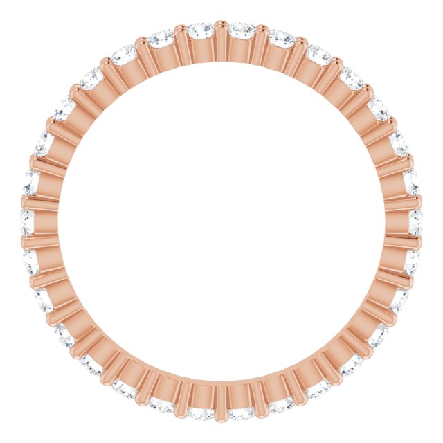 3/8 CTW Natural Diamond Eternity Band, 1.9 x 1.9 mm