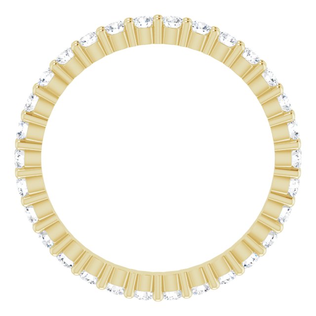 3/8 CTW Natural Diamond Eternity Band, 1.9 x 1.9 mm
