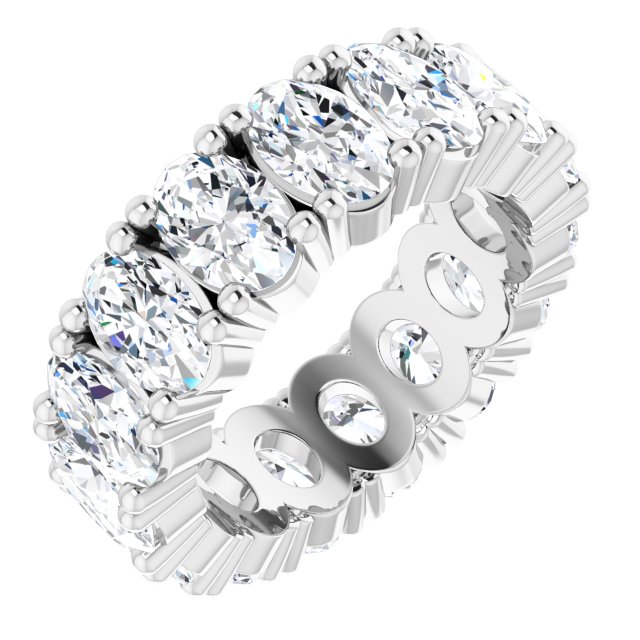 6 CTW Lab-Grown Diamond Eternity Band, 6.19 mm