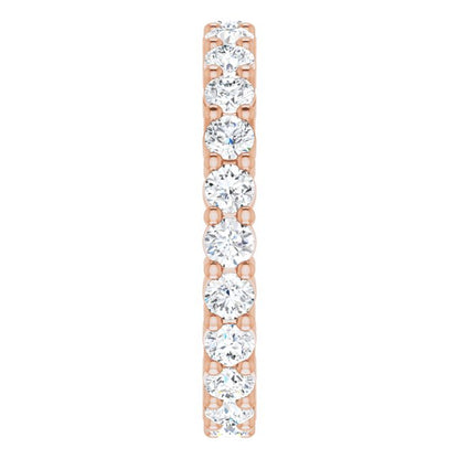 3/4 CTW Natural Diamond Eternity Band, 2.16 mm