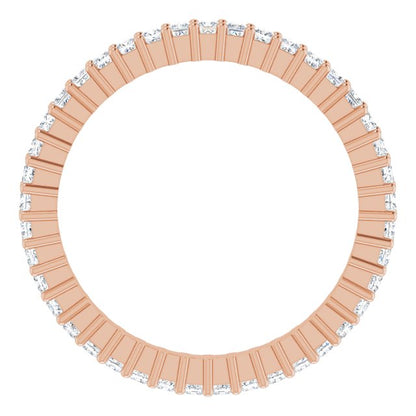 1/2 CTW Lab-Grown Diamond Eternity Band, Shared-Prong
