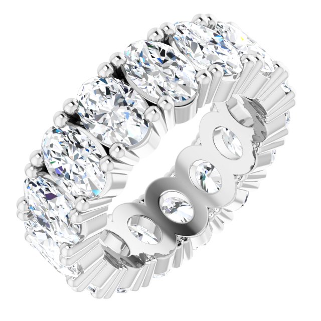 5 1/2 CTW Natural Diamond Eternity Band, 5.19 mm