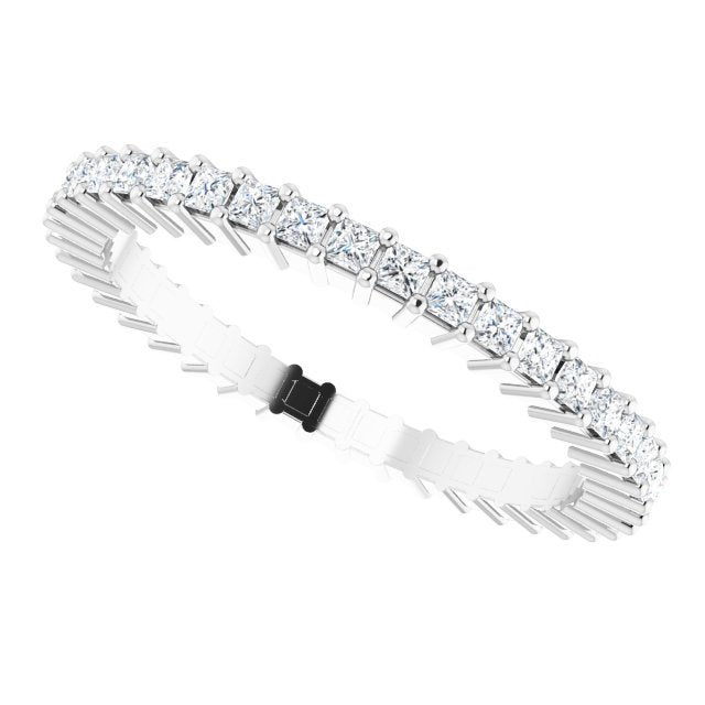 1/2 CTW Lab-Grown Diamond Eternity Band, Shared-Prong
