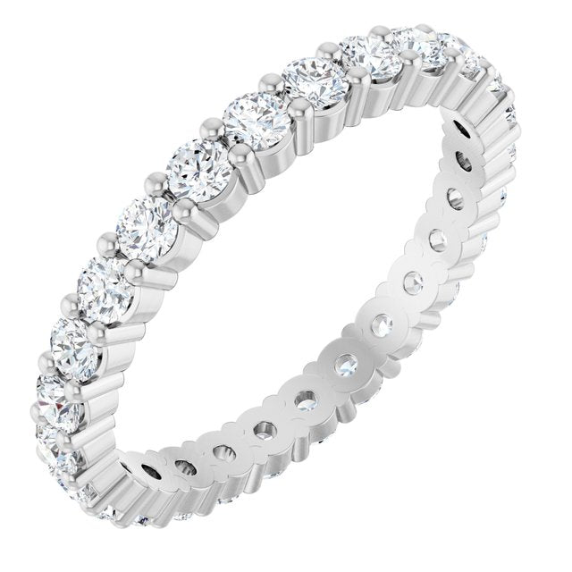 3/4 CTW Natural Diamond Eternity Band, 2.2 mm