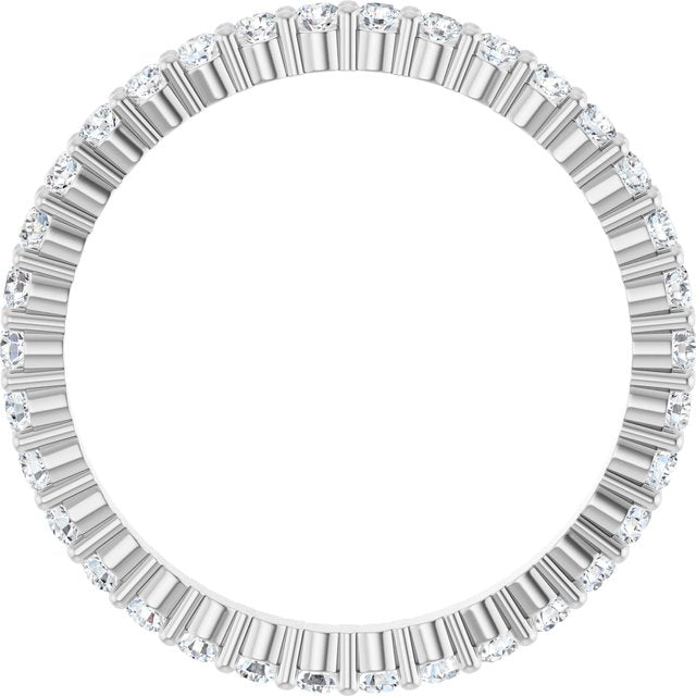 1/2 CTW Natural Diamond Eternity Band, 1.7 mm