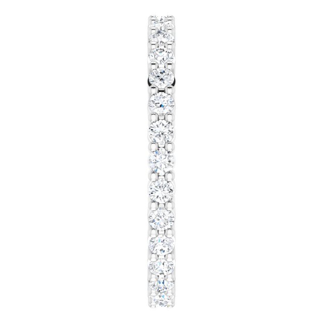 5/8 CTW Natural Diamond Eternity Band, 1.9 x 1.9 mm
