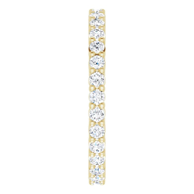 3/8 CTW Natural Diamond Eternity Band, 1.9 x 1.9 mm