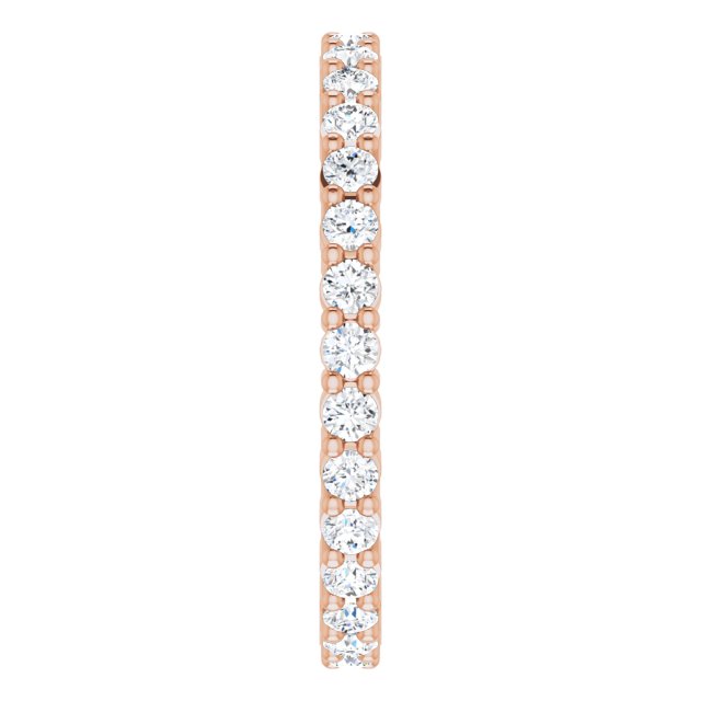 3/8 CTW Natural Diamond Eternity Band, 1.9 x 1.9 mm