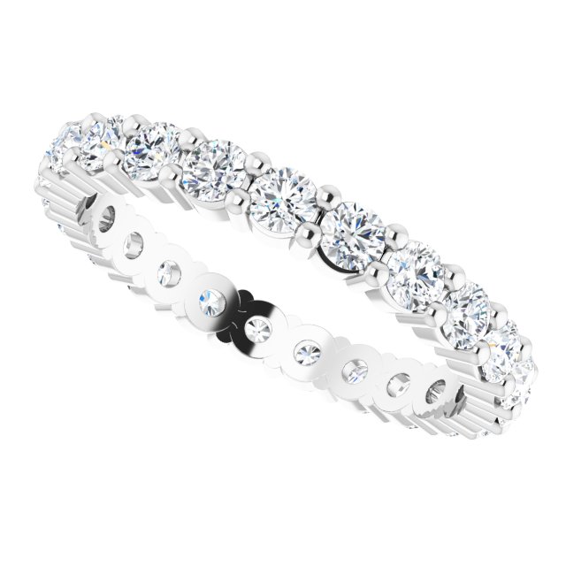 1 1/6 CTW Natural Diamond Eternity Band, 2.45 mm